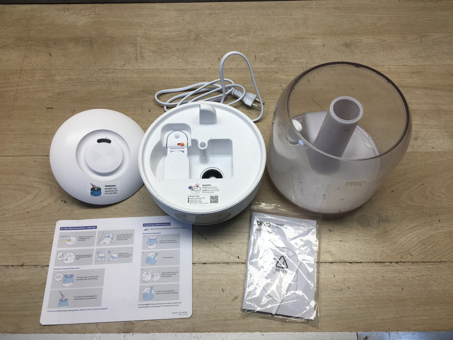 DREO HM306 Luftbefeuchter 3L, ätherisches Diffusor, I38229