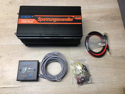 EDECOA DPM20 Wechselrichter 2000W 24V 230V Spannungswandler, I36751