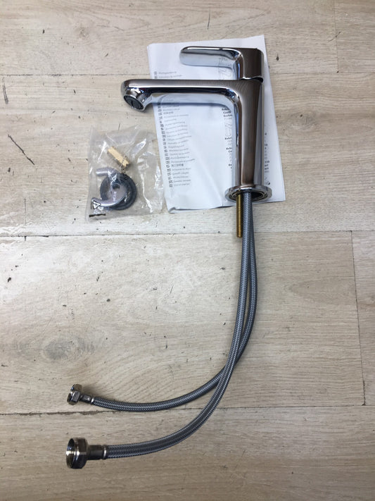 Hansgrohe 72520000 Waschtischarmatur Rebris S, Wasserhahn Bad, 110 mm, I40335