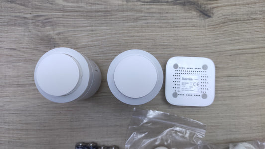Hama 00176650 Heizkörperthermostat, Starter-Set 2 St. mit Hub, I35369