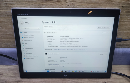HP Elite x2 G4 Tablet Notebook 12.3" Touch FHD 1920x1280 i5-8265U 8GB 256GB WiFi