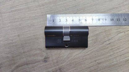 ABUS Profil-Zylinder D6XBL 30/30 mit 5 Schlüsseln 96801 schwar, I39572