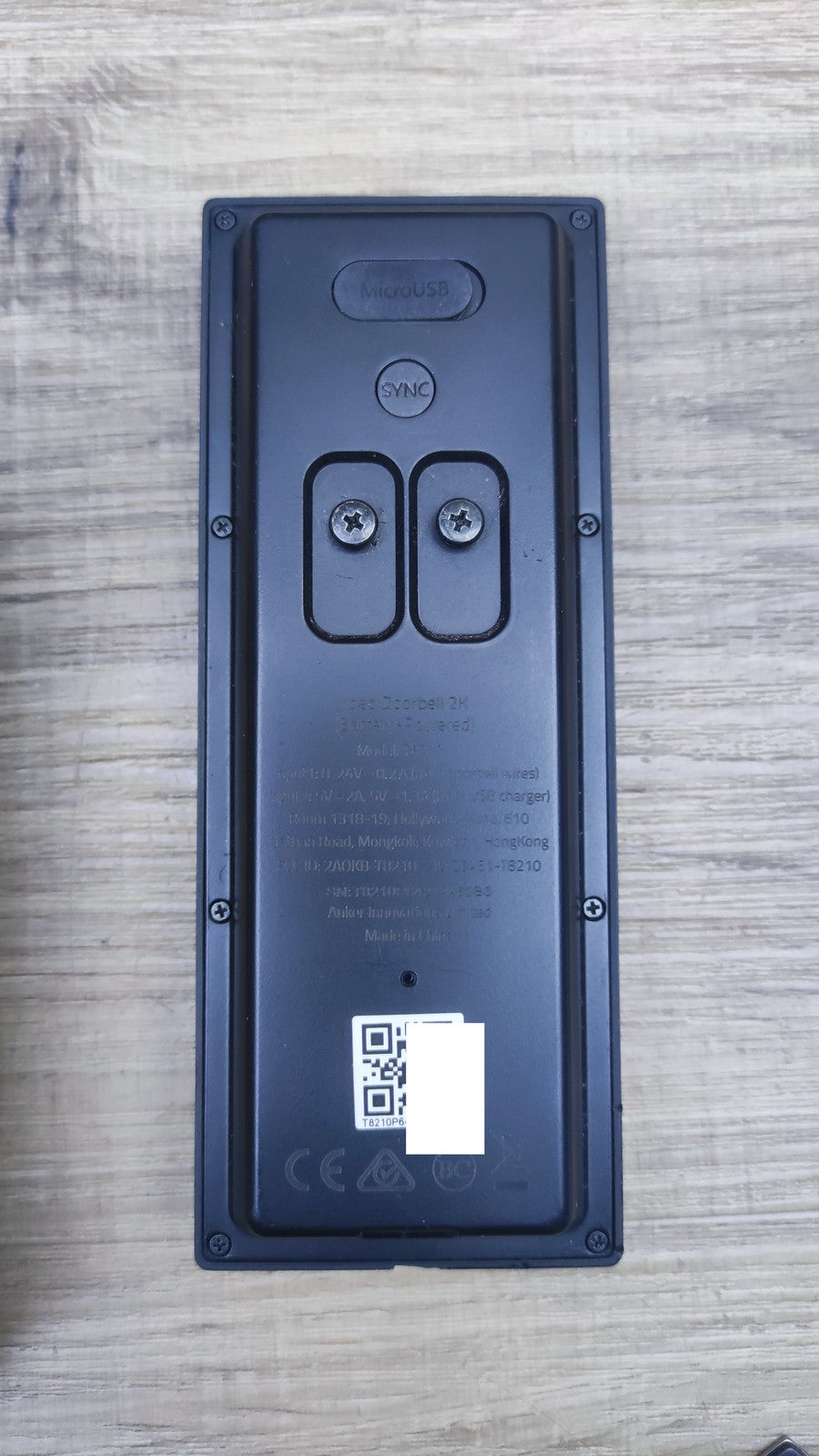 Eufy Security 2K HD ‎Video-Türklingel mit HomeBase, I36010
