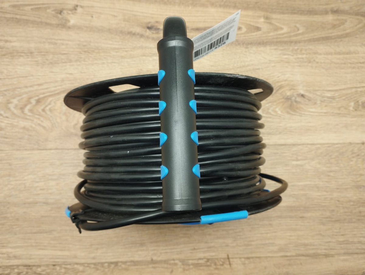 REV REV-575A Kabeltrommel Outdoor 50m IP44 4 Schutzkontaktsteckdosen blau
