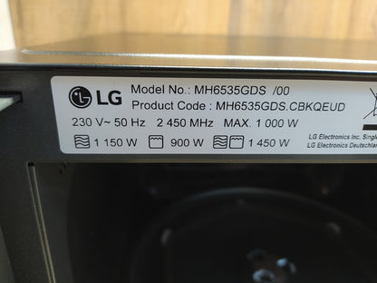 LG MH6535GDS Mikrowelle (25 L, 1000 W) mit Grill, I37625