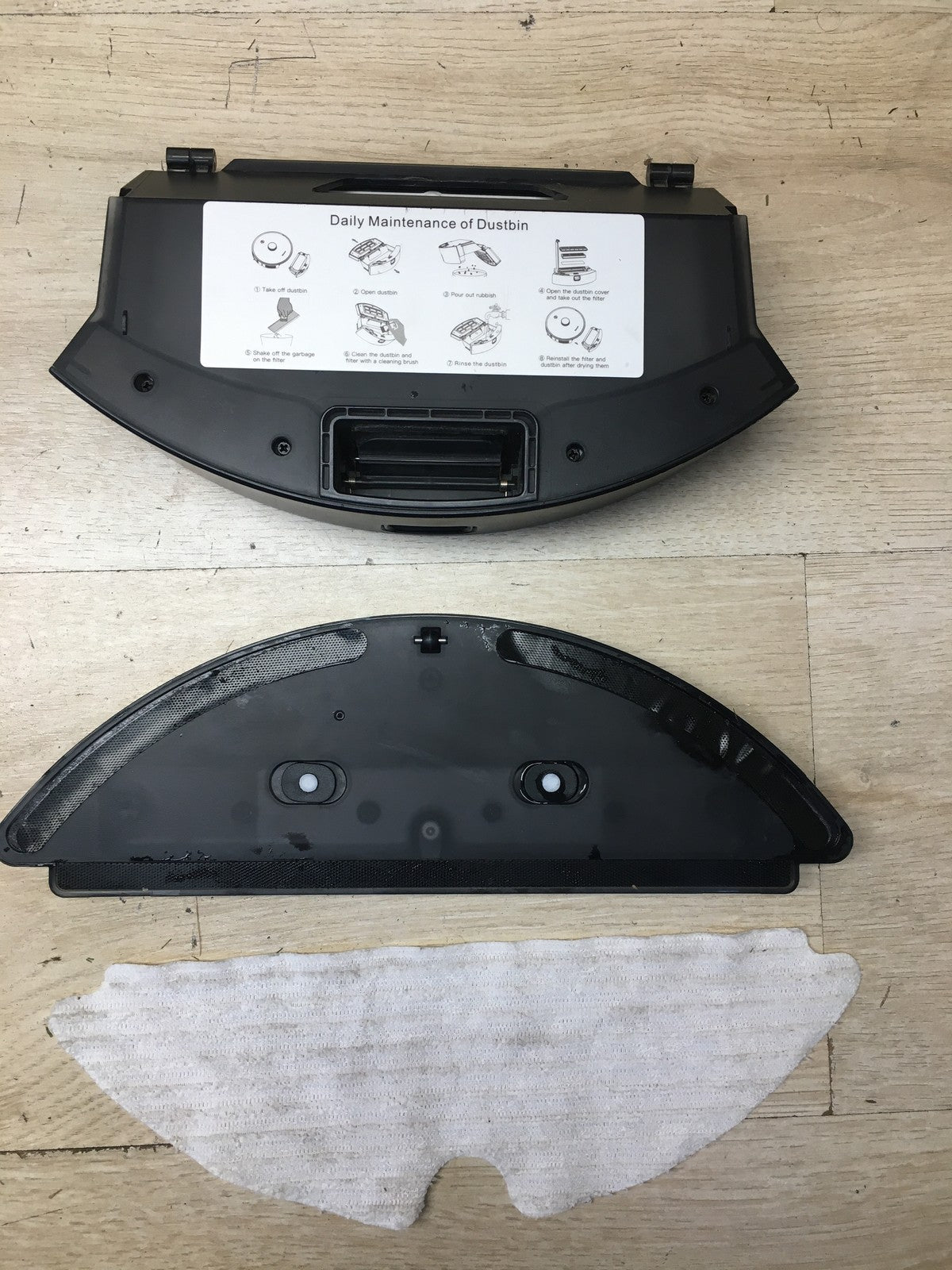 Proscenic LDS M7 Pro Saugroboter mit Wischfunktion, schwarz, I39449