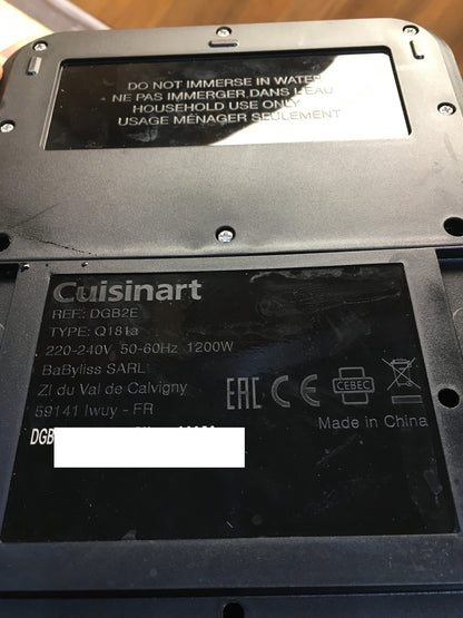 Cuisinart DGB2E Kaffeemaschine, 1200W, I36361