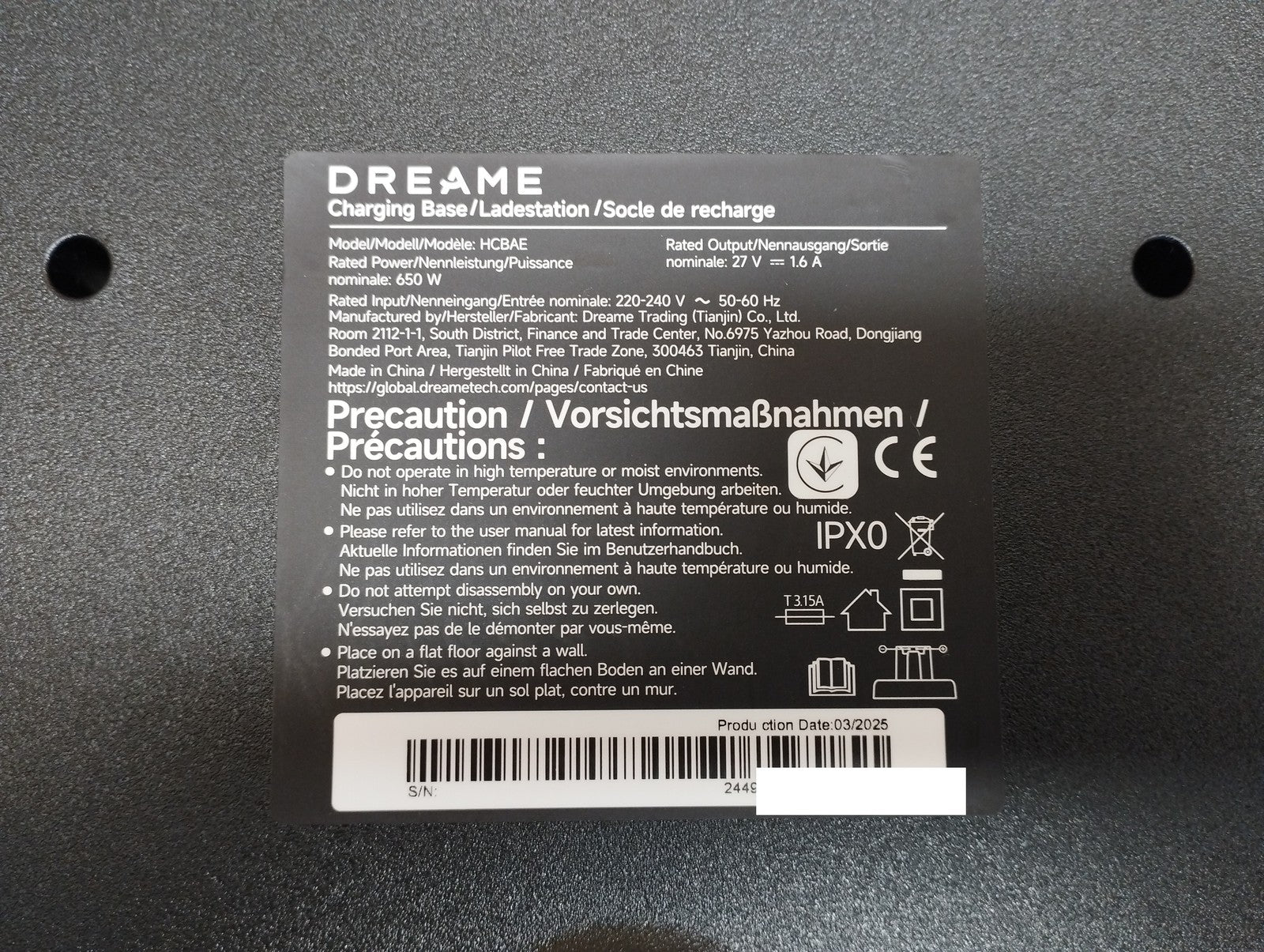 Dreame H15 Pro Heat Kabelloser Standstaubsauger HHR48A, I39415