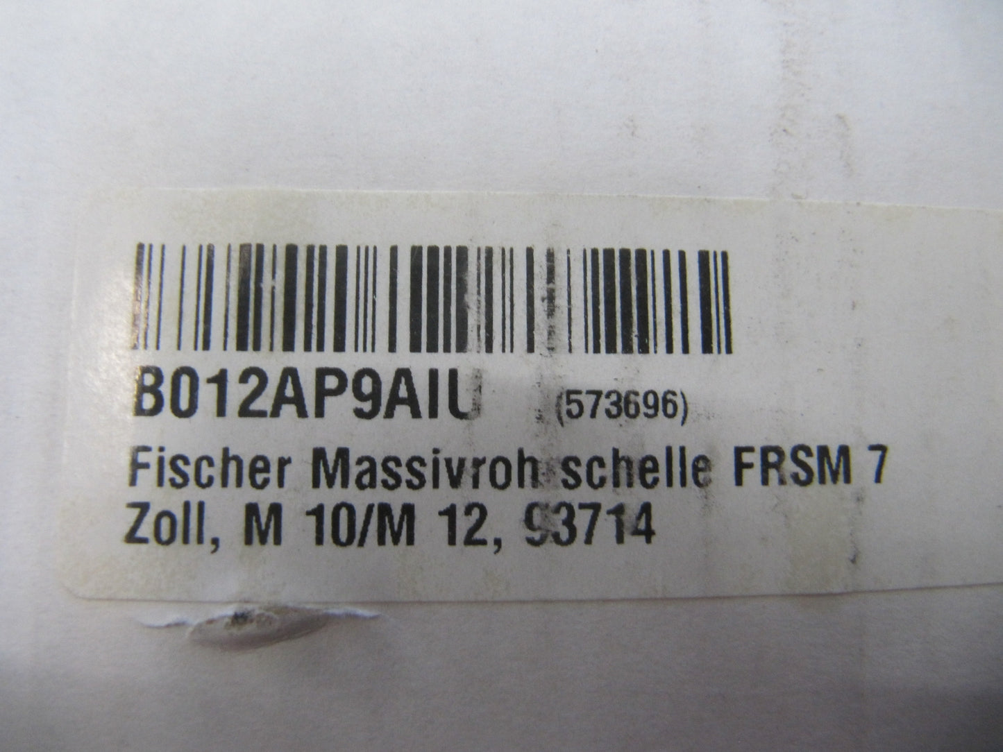 Fischer 93714 Massivrohrschelle FRSM 7" M10/M12 (10 Stück), I12123
