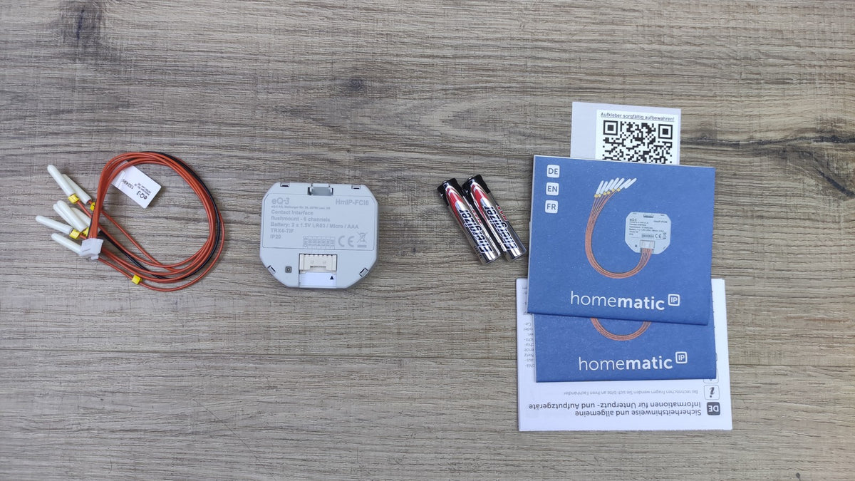 Homematic IP Kontakt-Schnittstelle Unterputz 6-fach HmIP-FCI6, I41004