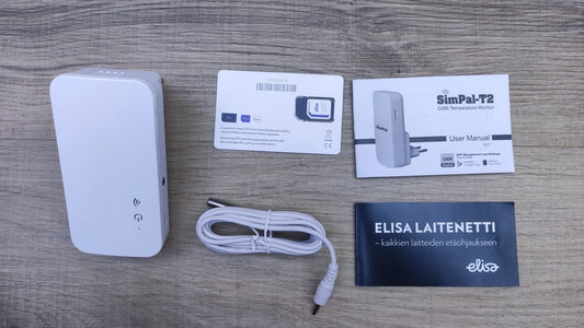 SimPal T2 SMS Stecker, Erkennung von Stromausfall und Temperatur, I36456