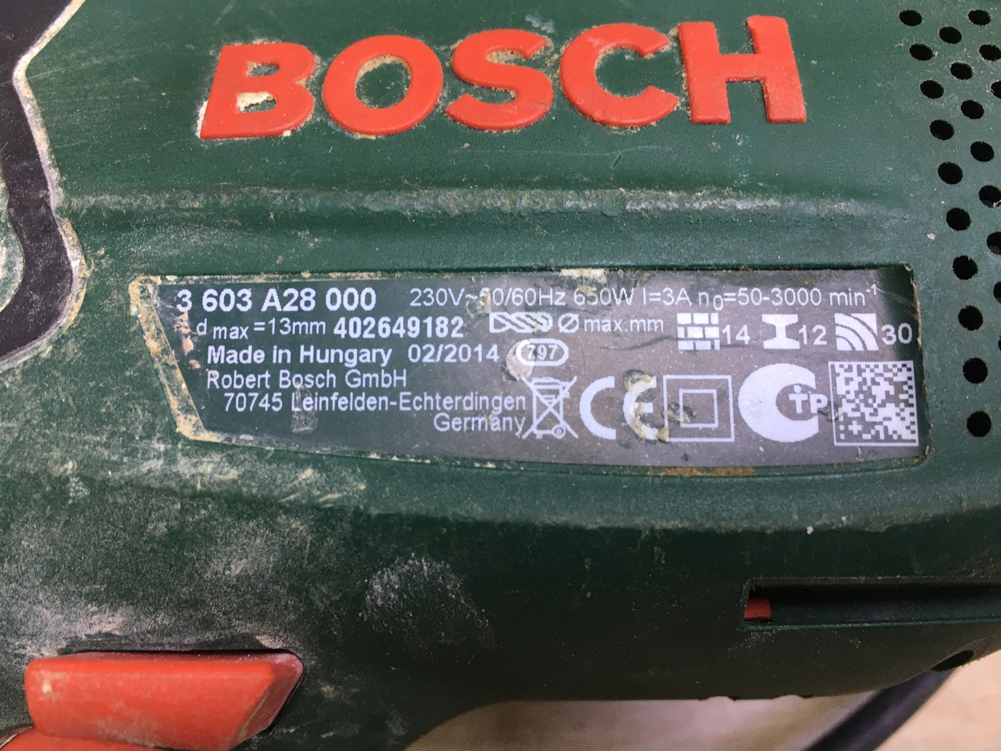 Bosch Professional PSB 650 RE Elektro-Schlagbohrmaschine, I31215
