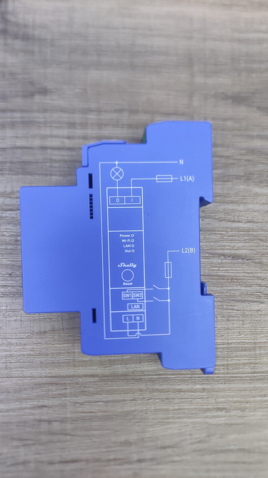 Shelly Pro 1 WiFi & Bluetooth 1-Kanal-Smart-Relais-Schalter, I38545