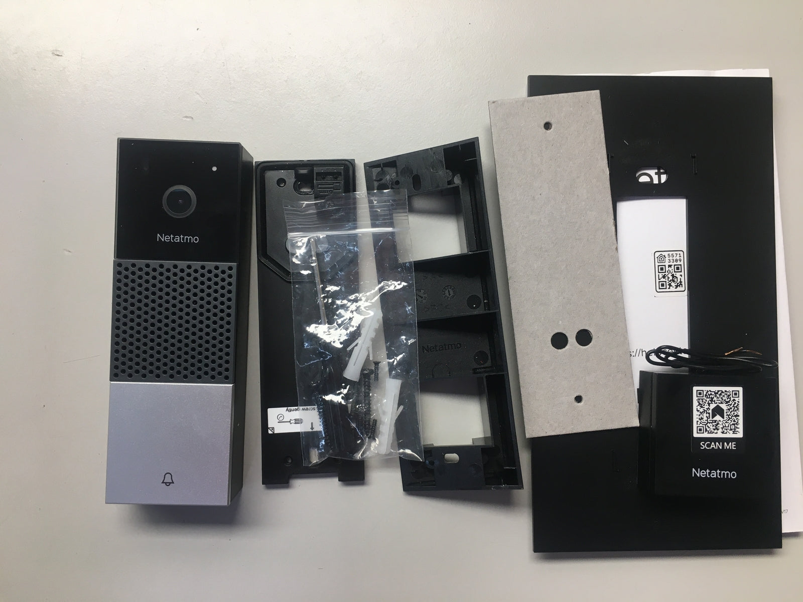 Netatmo Smarte Video Türklingel mit Kamera, WLAN, 2-Wege-Audio, I10695