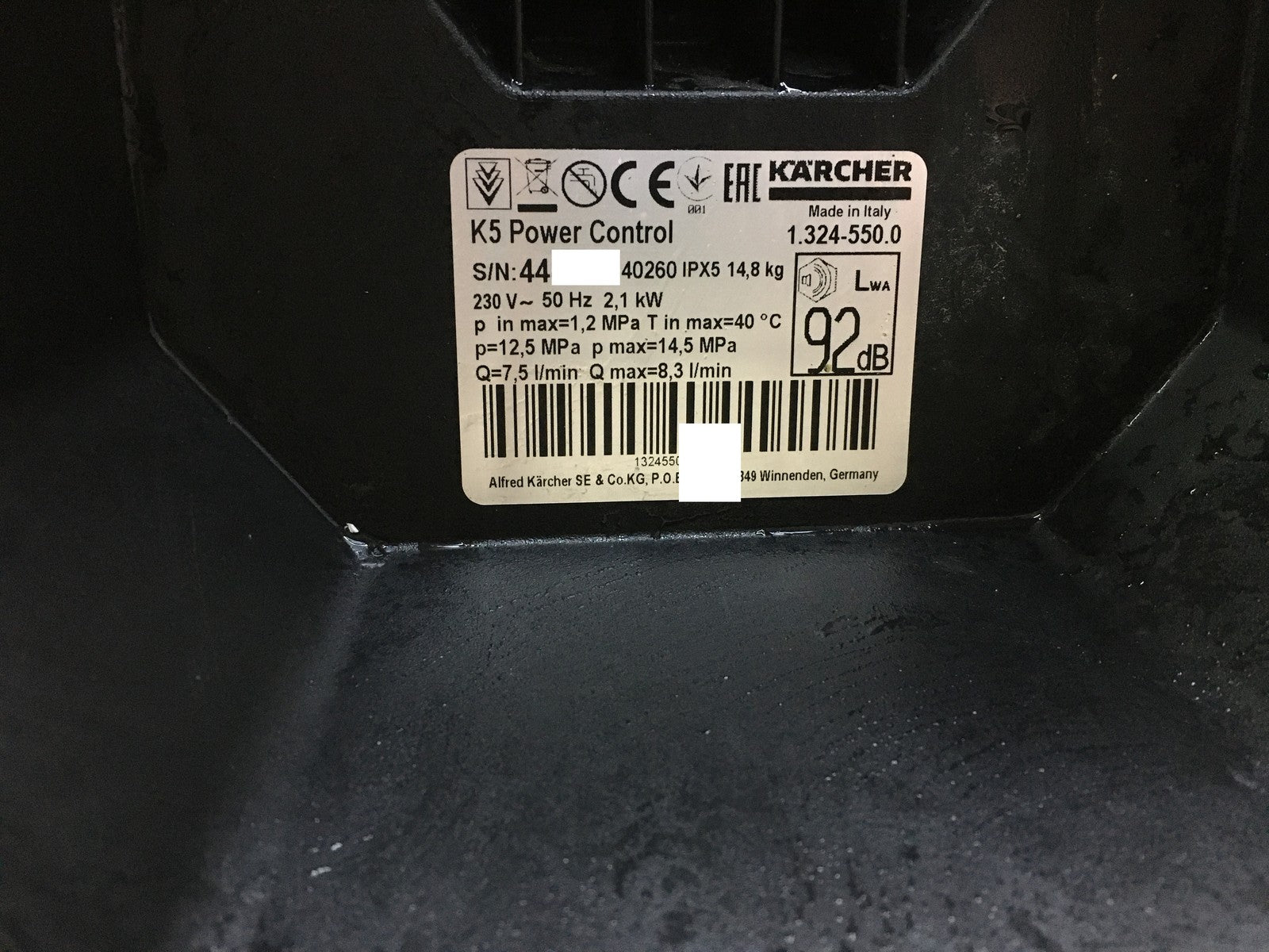 Kärcher Hochdruckreiniger K 5 Power Control (1.324-550.0), I35567