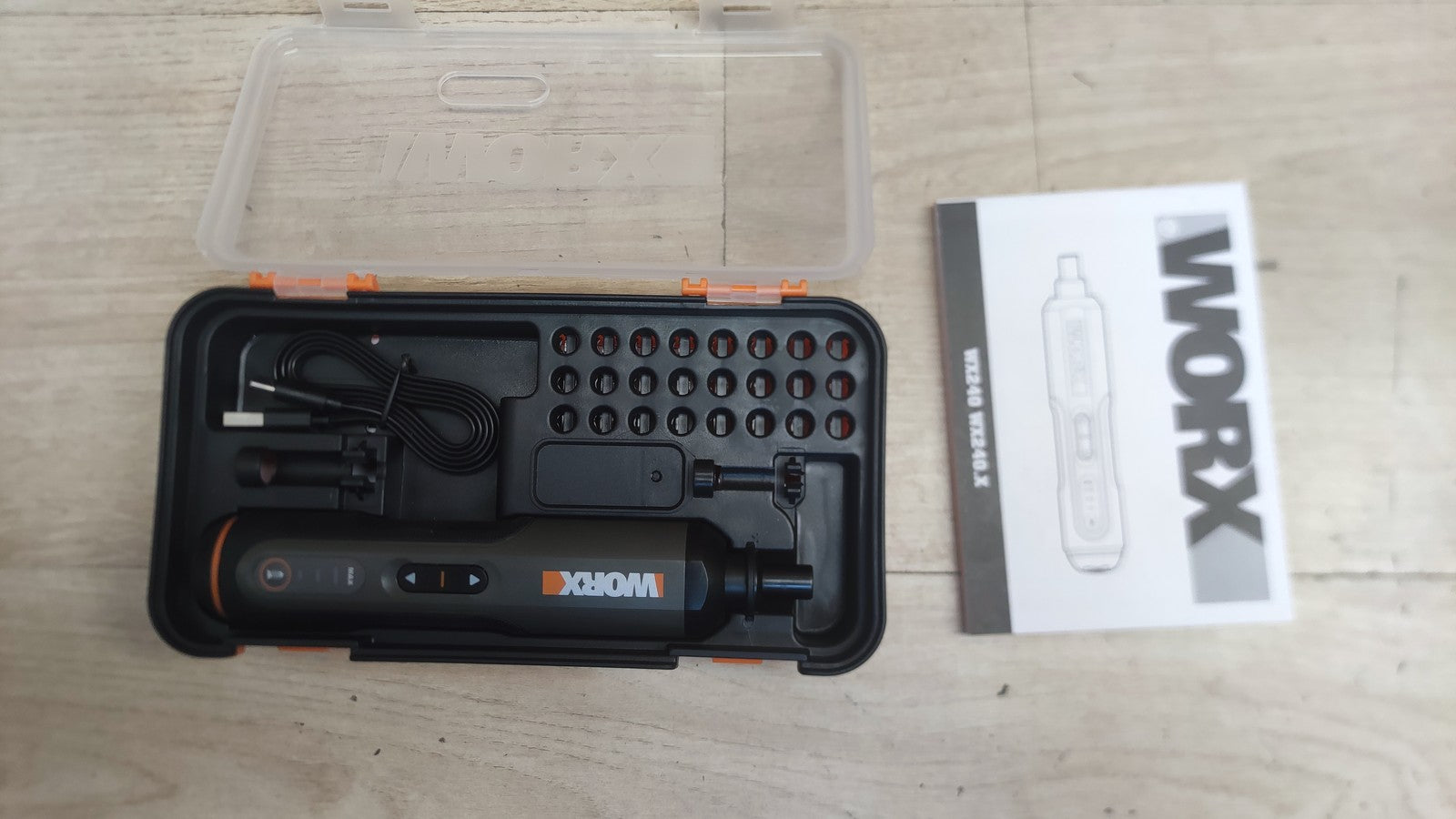 WORX WX240 Akku-Stabschrauber kabellos Set 4V, I38374