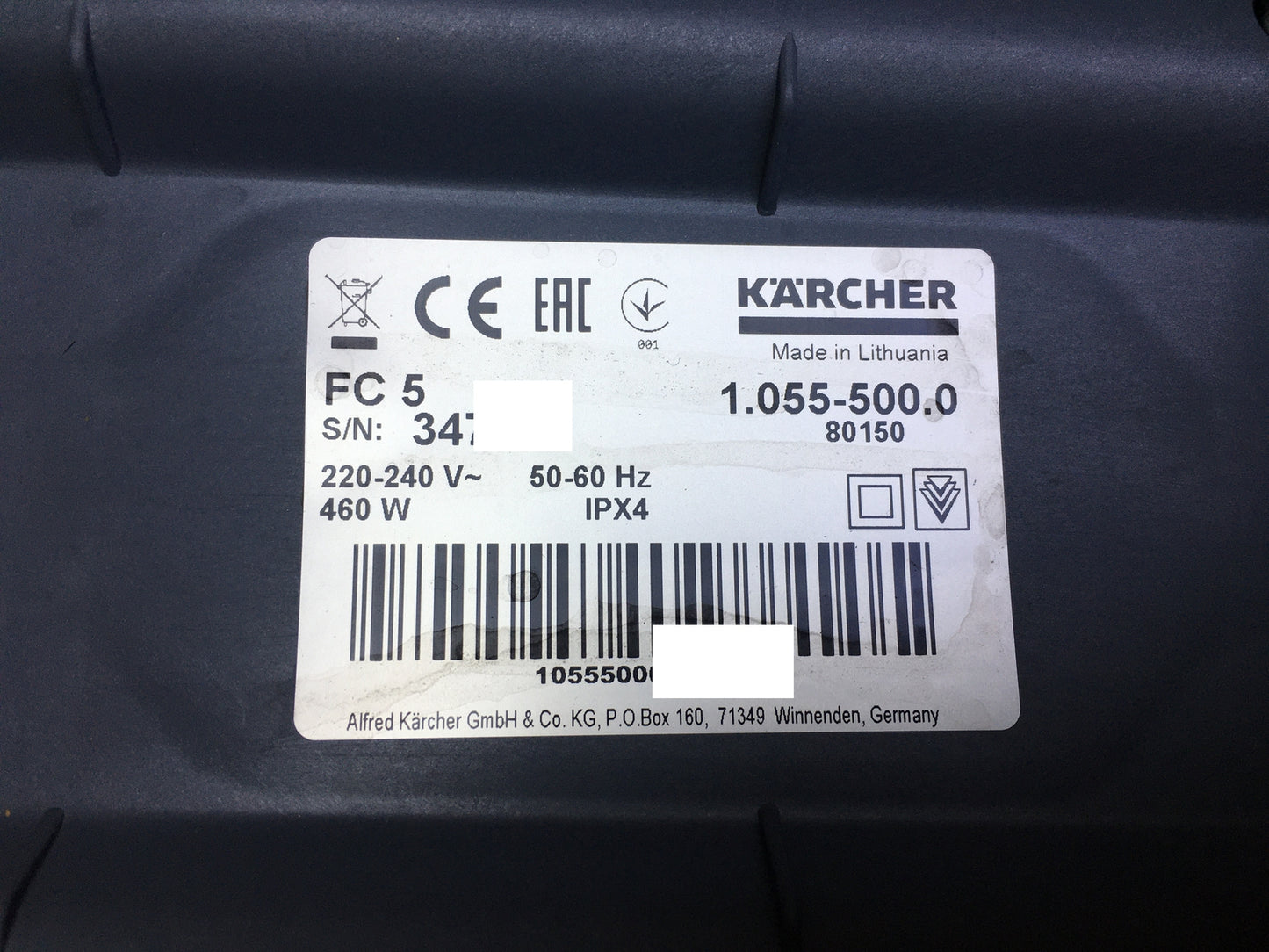 Kärcher 1.055-500.0 Hartbodenreiniger FC 5 2-in-1-Funktion, I30088