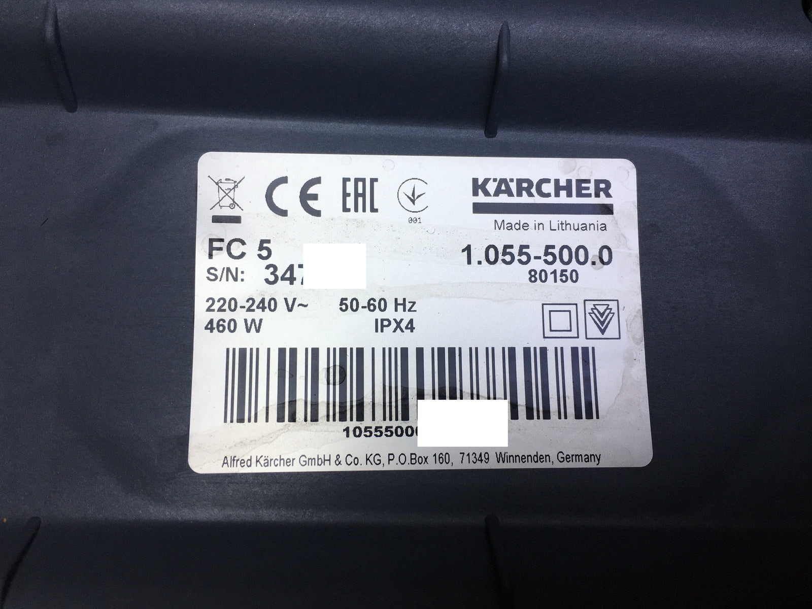 Kärcher 1.055-500.0 Hartbodenreiniger FC 5 2-in-1-Funktion, I30088