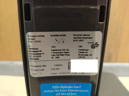Sodastream Wassersprudler Duo Vorteilspack Titan, I37803