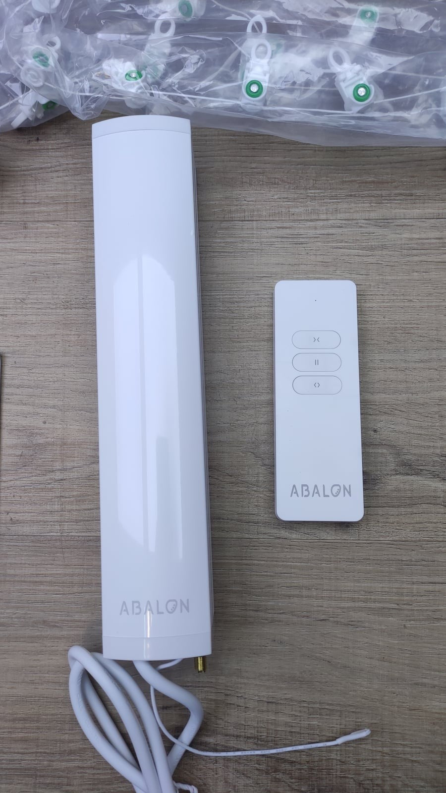 ABALON S-Wave BCM700D-TY01 Elektrische Gardinenschiene, WLAN-Motor, 2 Meter