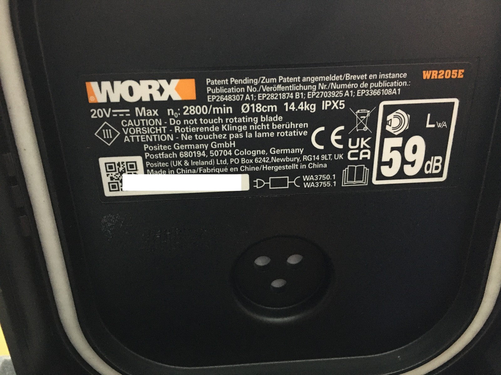 WORX Landroid Vision M550 Mähroboter ohne Begrenzungskabel WR205E, I34342