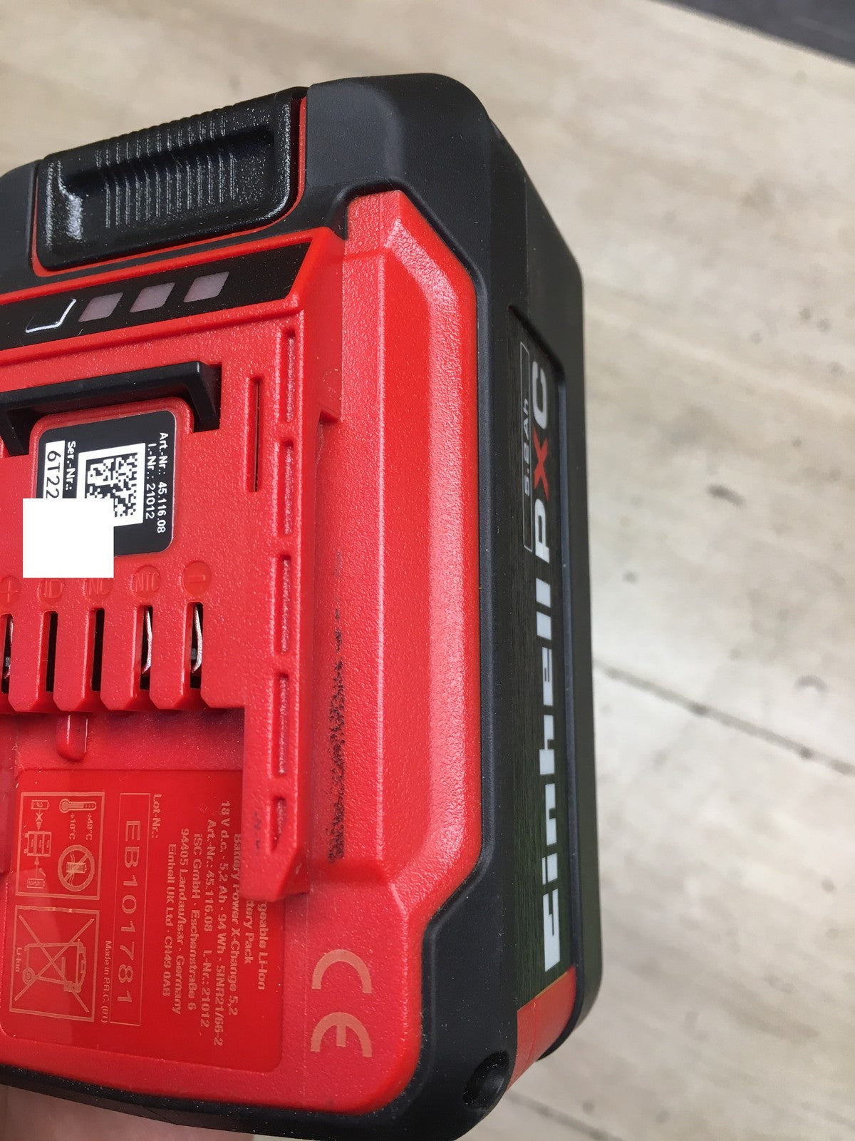 Einhell Akku PXC 18V 5,2Ah (4511608), I41043