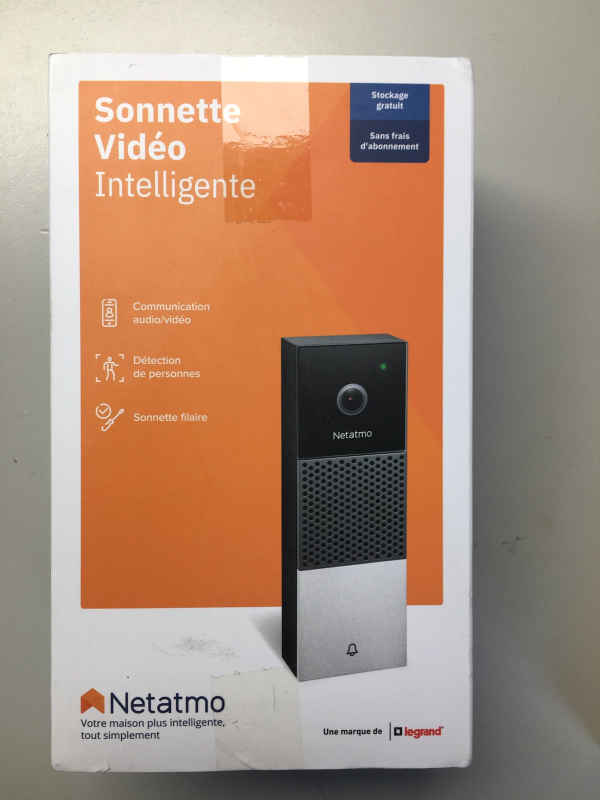 Netatmo Intelligente Video-Türklingel NDB01, WLAN, Audio, I11225