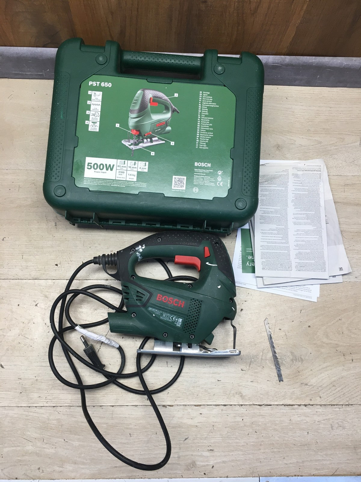 Bosch DIY PST 650 Elektro-Stichsäge 500W inkl. Koffer, I38049