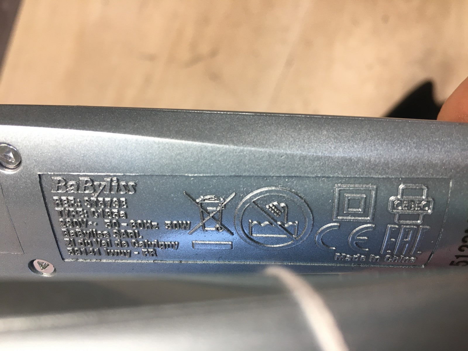 BaByliss Hydro Fusion Glätteisen ST573E, I37822