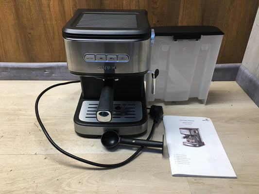 SENYA CM8501BA-GS Kaffeemaschine mit Milchaufschäumer, 850W, I36084