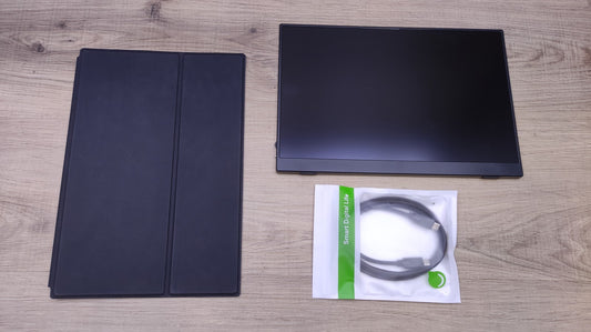 COOLHOOD Tragbarer 2K Monitor 13.3" 2560x1600 HDMI USB-C IPS 16:10 schwarz