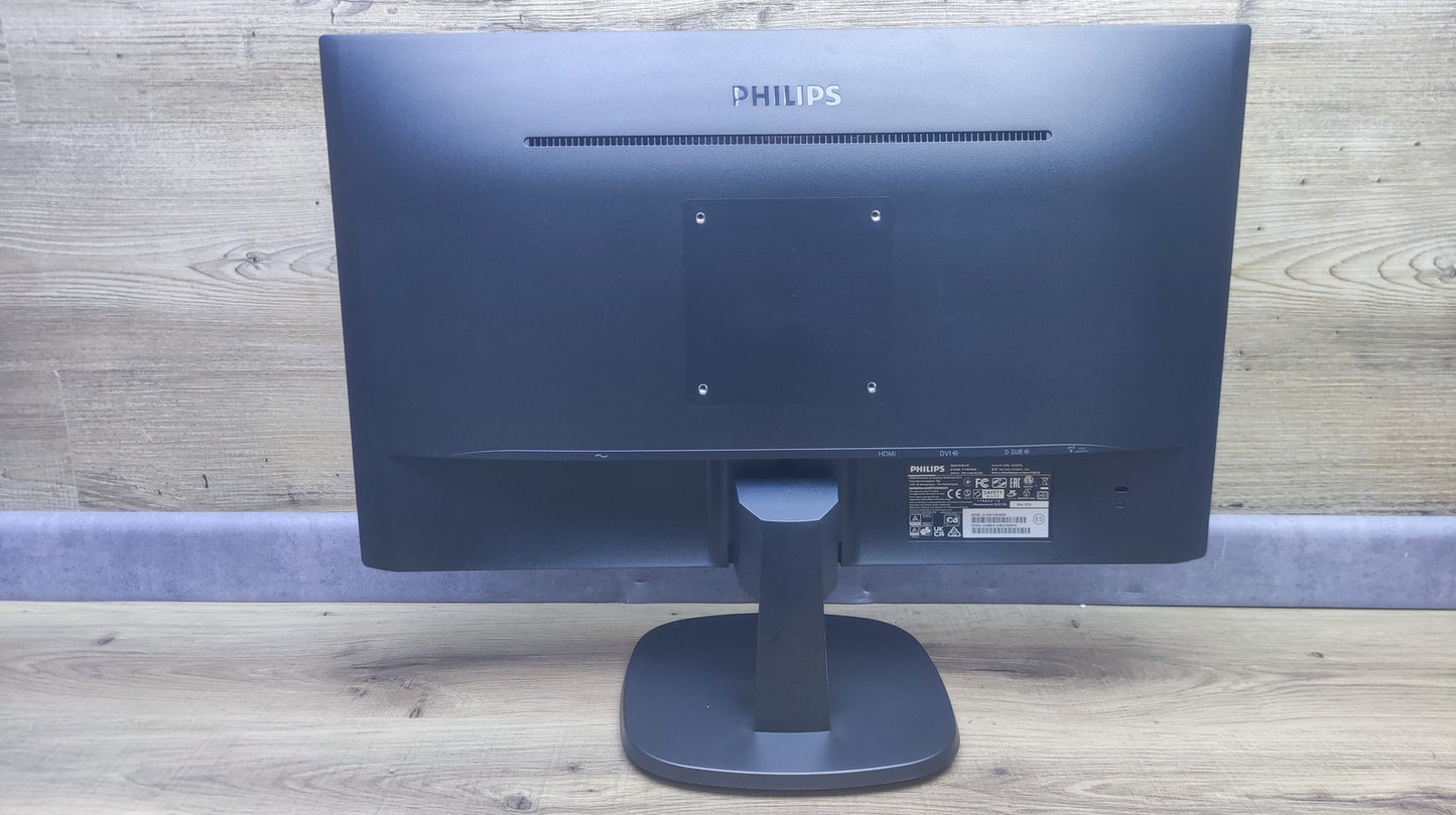 Philips 243V7QDSB/00 Monitor 23,8" FHD 1920x1080 VGA DVI HDMI 60Hz 5ms (GtG)