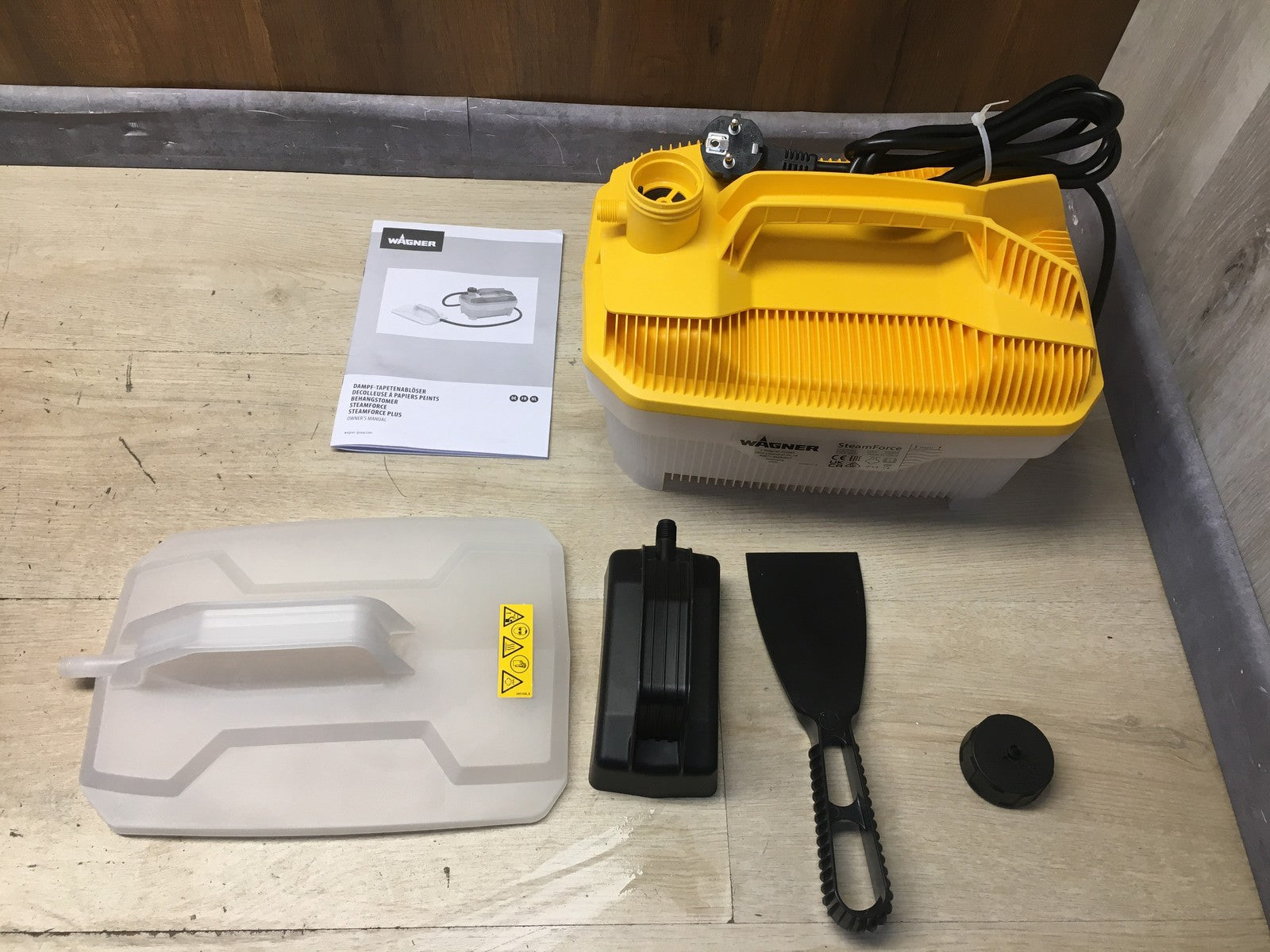 WAGNER SteamForce Plus Dampftapetenablöser, 2000 W, 230 V, I38233