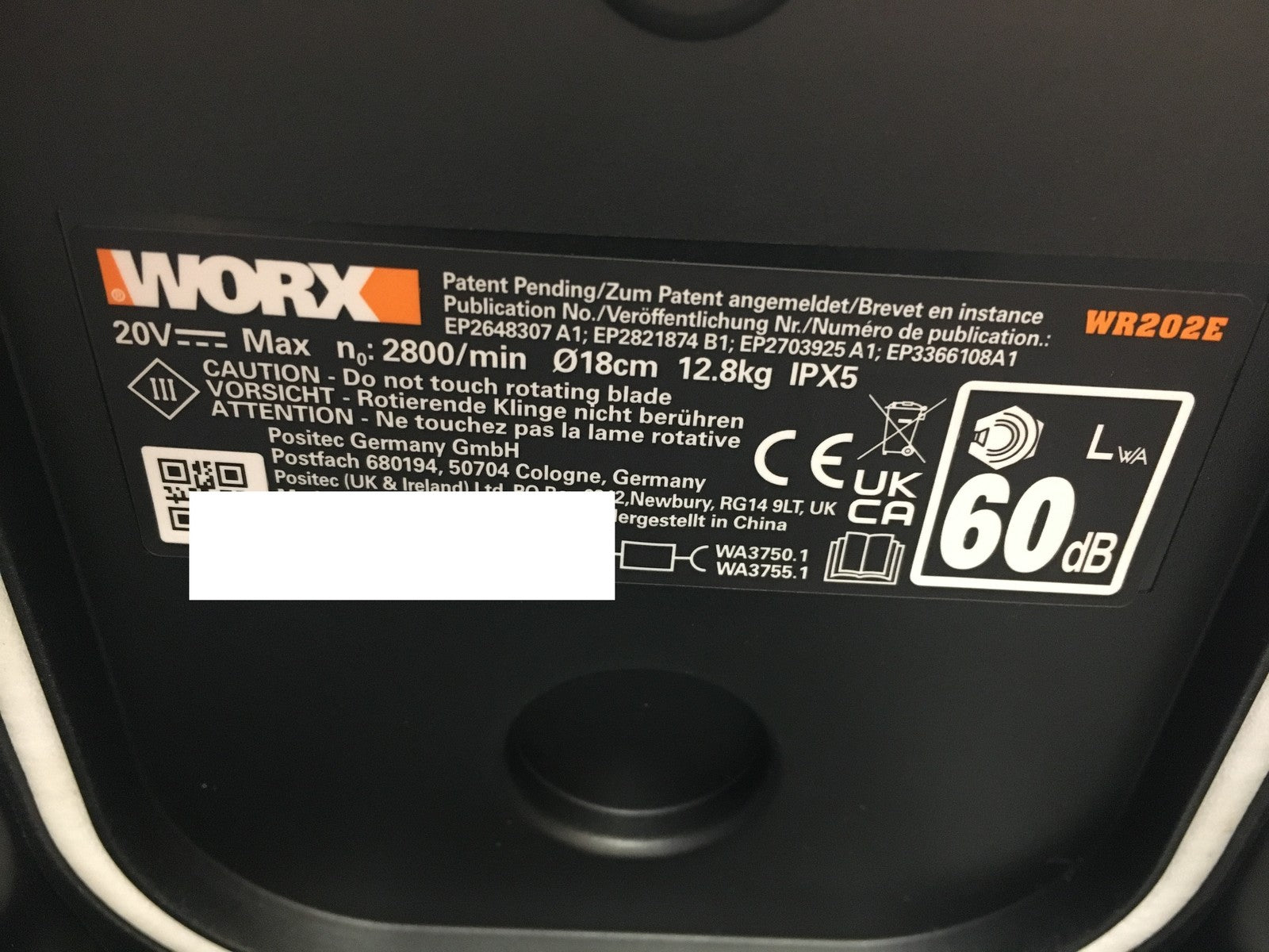 WORX Landroid Vision S250 Mähroboter ohne Begrenzungskabel WR202E, I37826