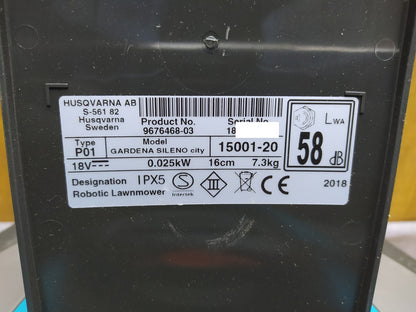 Gardena Sileno City 250 Akku-Rasenmähroboter bis 250 m² (15001-20), I35666