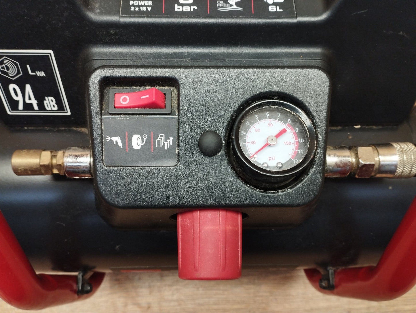 Einhell Akku-Kompressor TE-AC 36/150 Li OF Solo, I39991