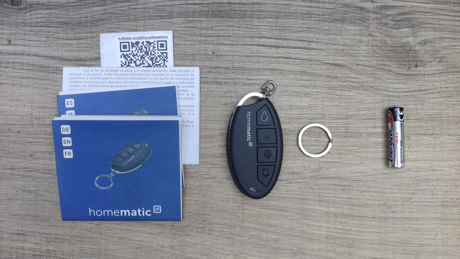 Homematic HmIP-KRCA Schlüsselbundfernbedienung Alarm 142562A0, I39266