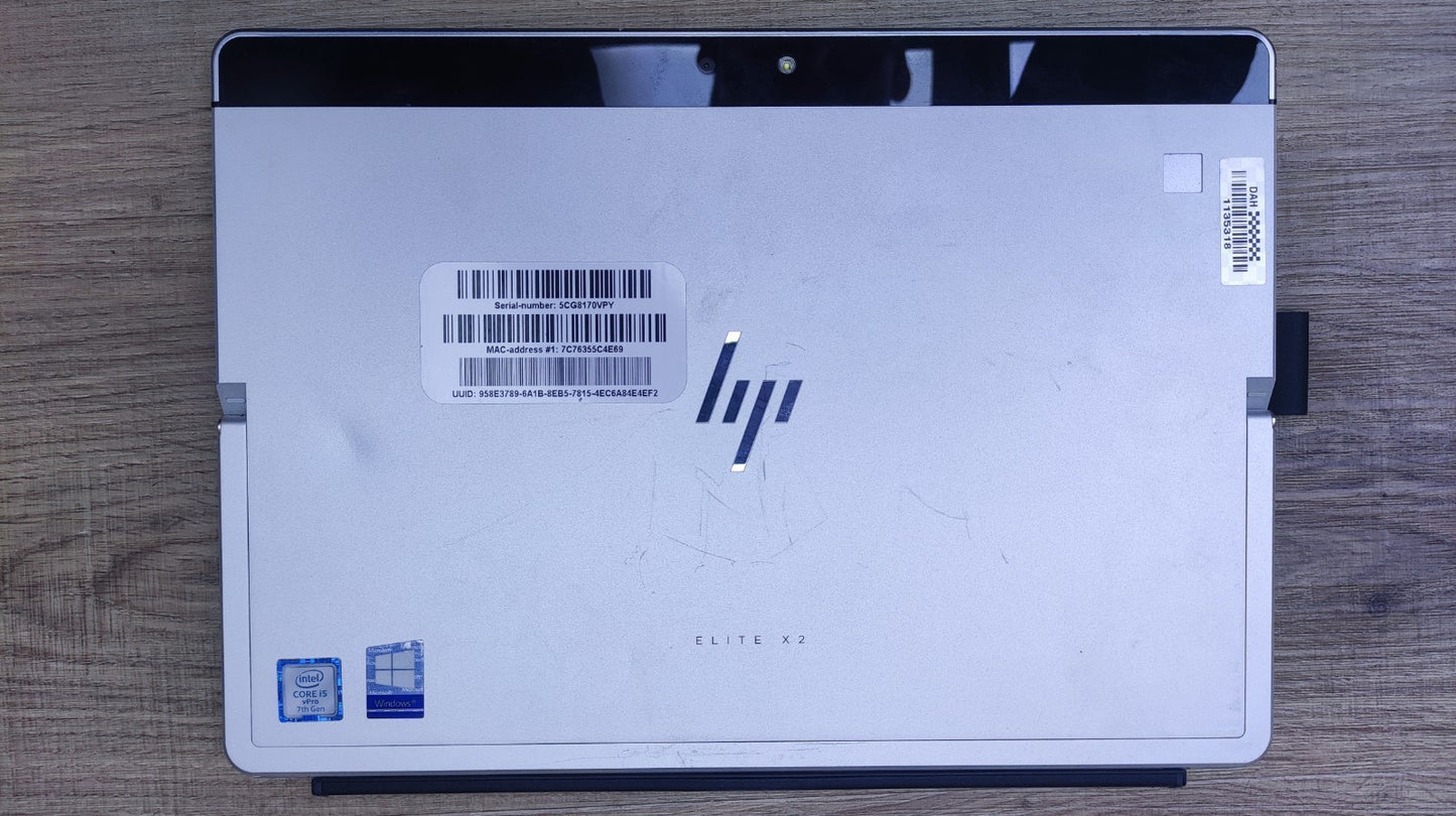 HP Elite X2 1012 G2 Tablet 2-in-1 Touch 12.3" 2736x1824 i5-7300U 8GB 256GB WiFi