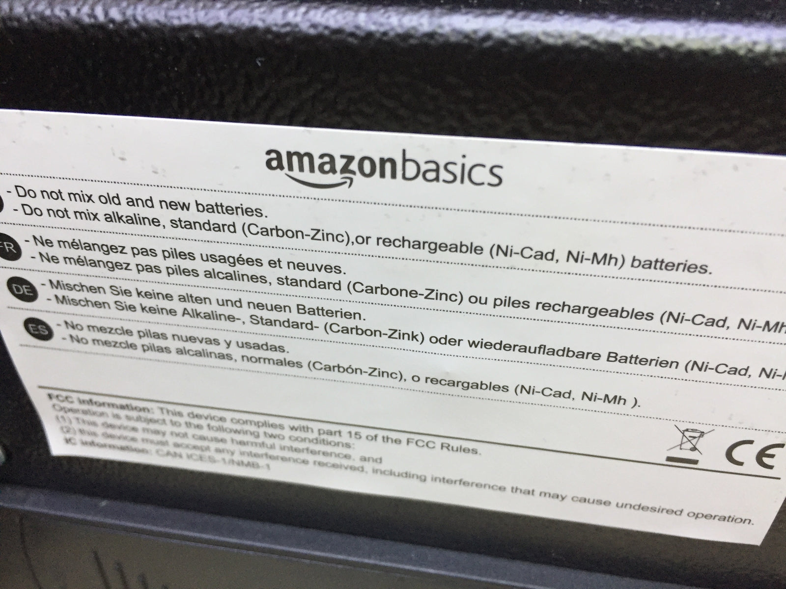 AmazonBasics Tresor 14 l, Schwarz, I25524