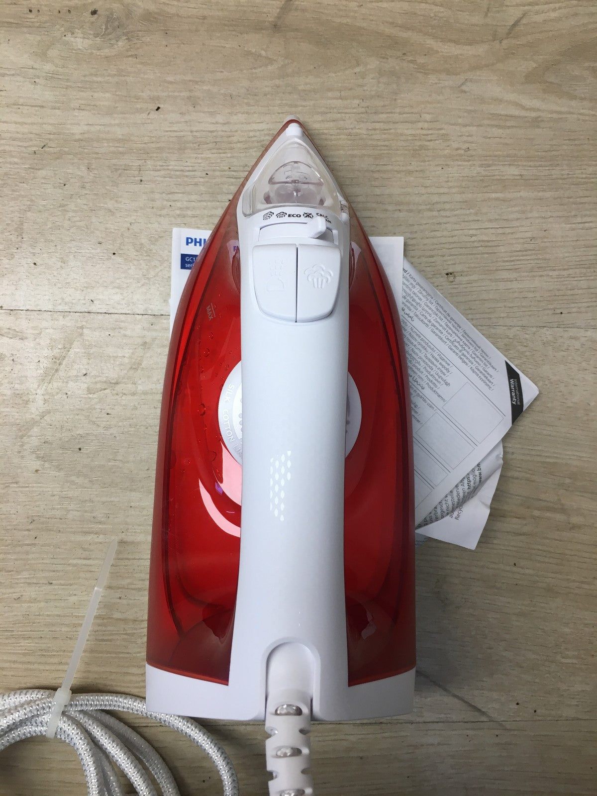 Philips EasySpeed Bügeleisen GC1742/40, rot, I39036