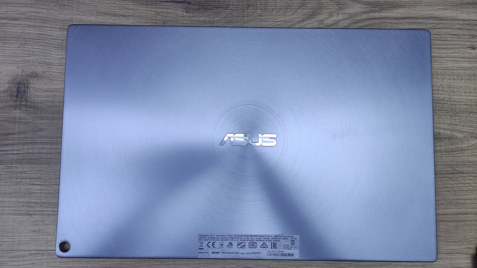 Asus ZenScreen MB16AMT tragbarer USB-Monitor 15,6" FHD 1920x1080 USB Typ-C IPS