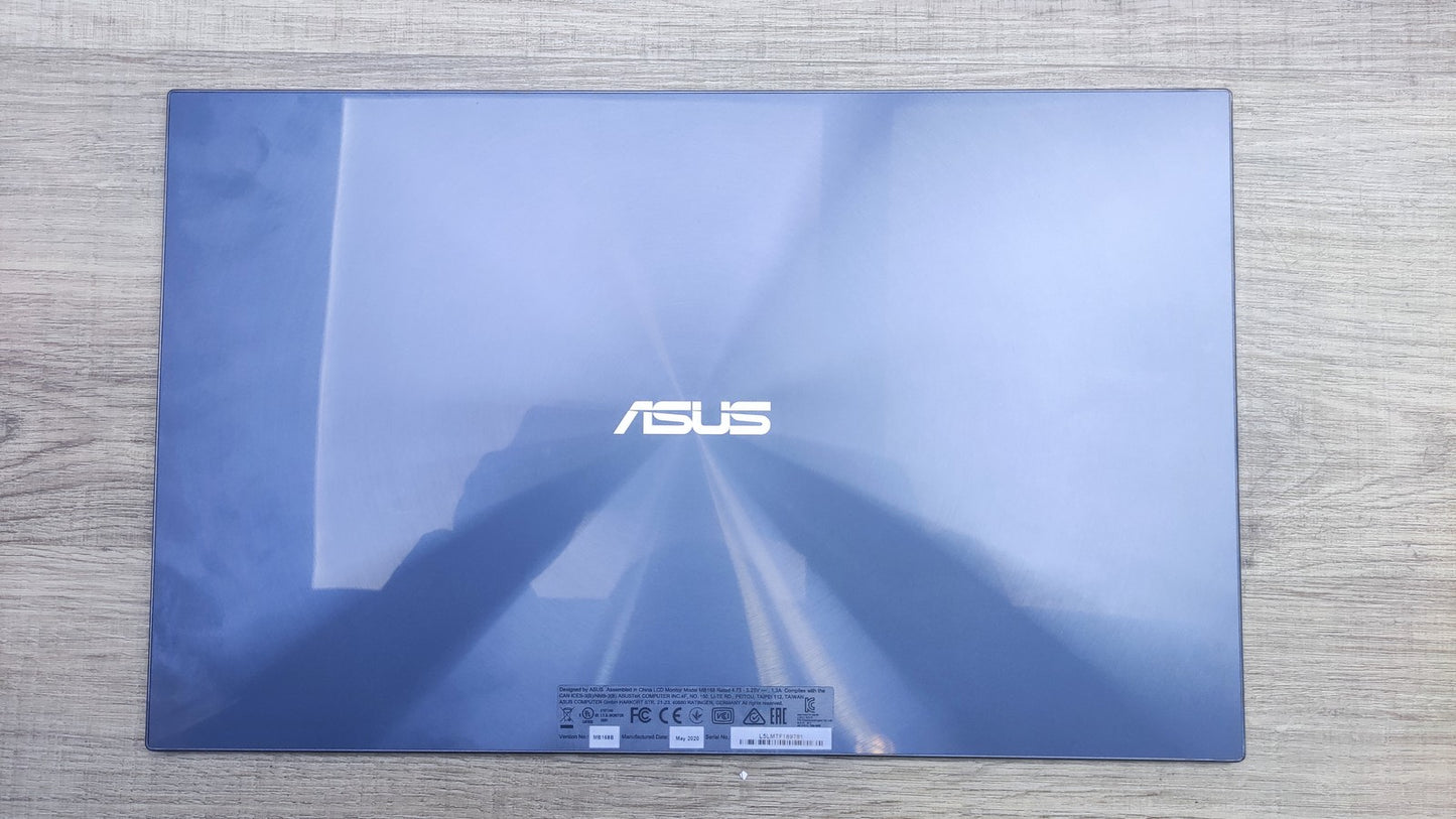 Asus MB168B Portable USB-Monitor 15,6" HD 1360x768 USB 60Hz schwarz