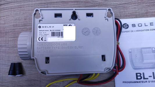 Solem BL-IP1 9 V Batteriebetriebener Bewässerungscomputer, I35826
