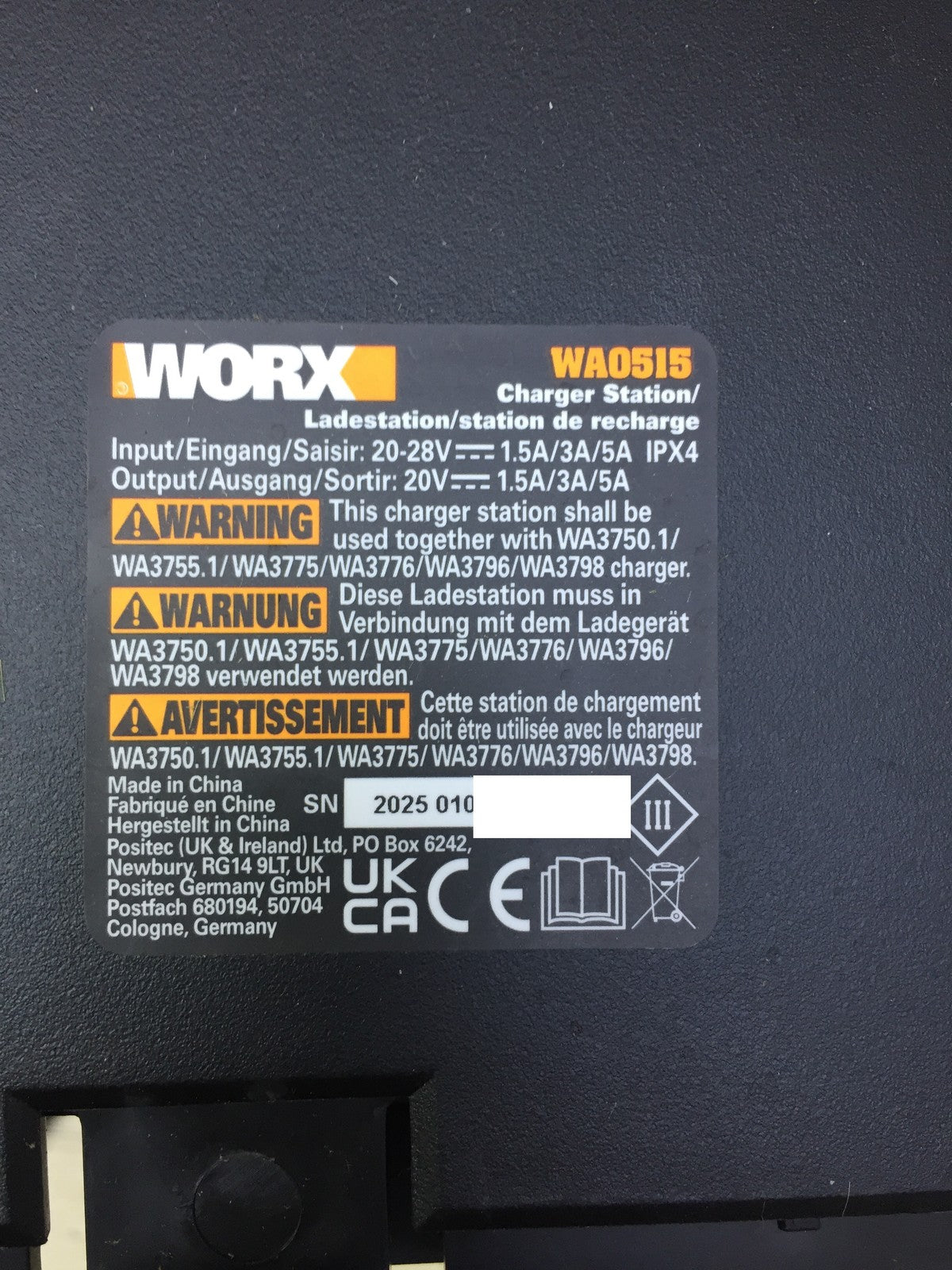 WORX Landroid Vision M550 Mähroboter ohne Begrenzungskabel WR205E I33591