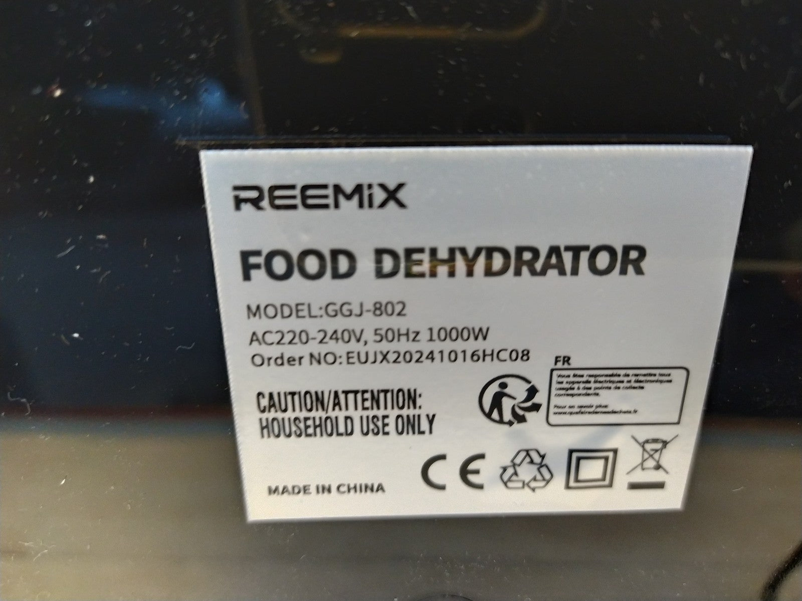 Reemix GGJ-802 Dörrautomat, 1000W, I35999
