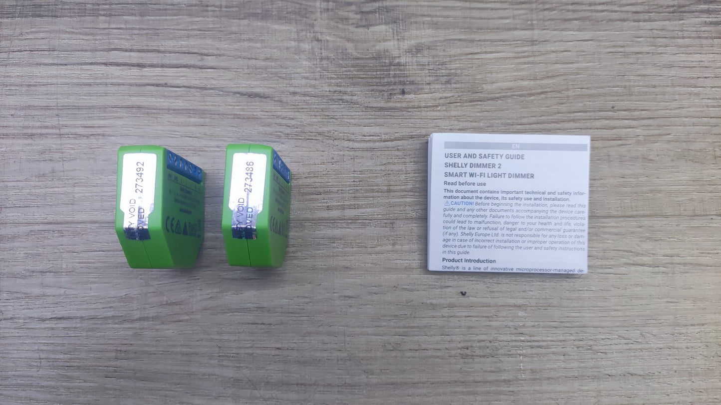 Shelly Dimmer 2 Intelligenter Wlan Dimmer (2 Pack), I37631