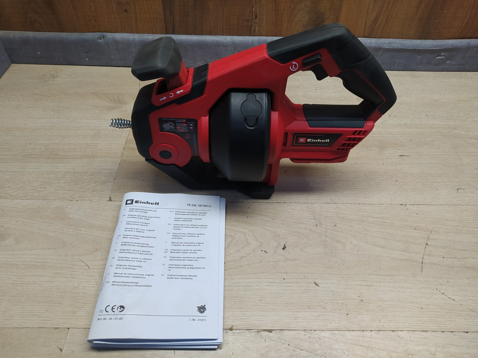 Einhell Akku-Rohrreiniger TE-DA 18/760 Li solo (4514160), I38661