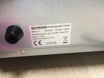 Severin TO 2067 Mini-Backofen, 20 l, schwarz, I39429