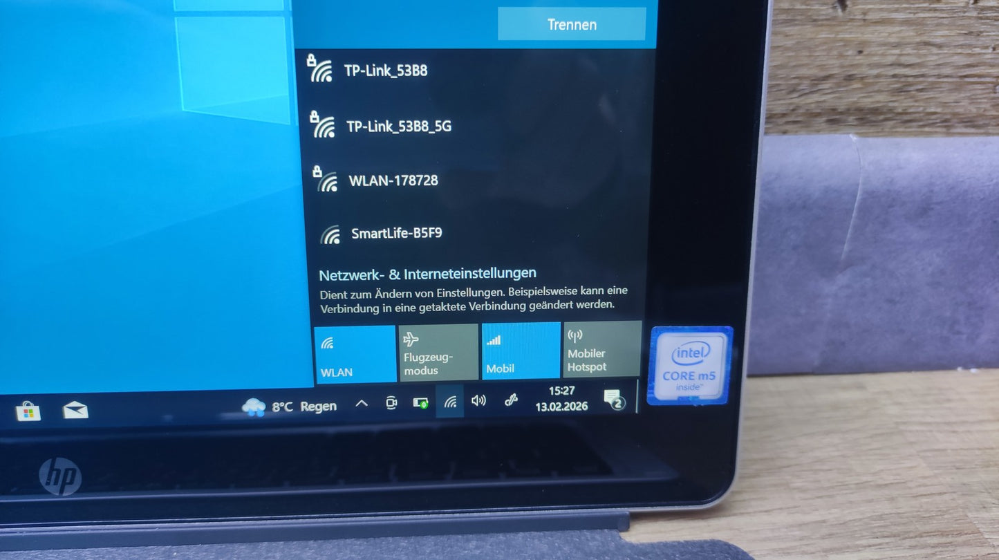 HP Elite x2 1012 G1 Tablet Touch 12" FHD 1920x1280 Intel M5-6Y54 8GB 256GB LTE