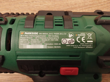 PARKSIDE 20V Akku-Schlagschrauber PASSK 20-Li C4 Solo